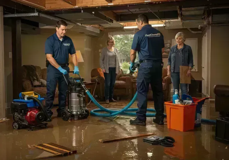 Basement Water Extraction and Removal Techniques process in Thompson, CT